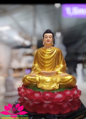 Tôn Tượng Bổn Sư Thích Ca Mâu Ni Phật cao 1,5m HL153