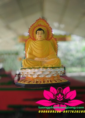 Tôn Tượng Phật Bổn Sư Thích Ca cao 3m lên thân quang 3.5m HL303