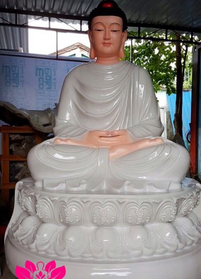Tôn Tượng Bổn Sư Thích Ca Mâu Ni Phật đá nhân tạo đài loan cao 1.5m HL151