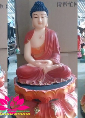 tôn tượng Tam Tôn Phật cao 40cm HL41