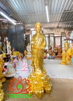 tôn tượng Phật Bổn Sư cầm bát khất thực cao 1.2m  HL123