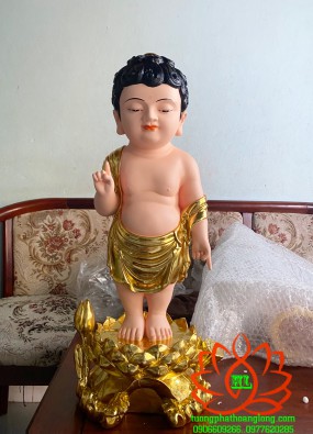 Tôn Tượng Phật Đản Sanh kích thước cao 50 cm HL51