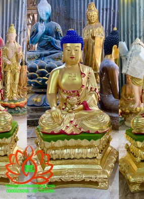 tôn tượng Tam Tôn Phật kích thước cao 50 cm HL51
