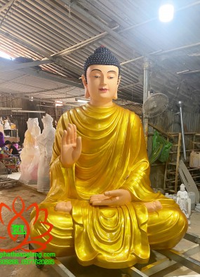 Tôn Tượng Bổn Sư Thích Ca Mâu Ni Phật cao 2,1 m HL211