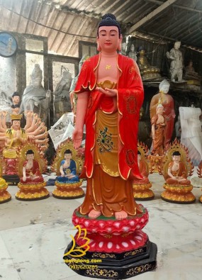 Tôn tượng Phật A Di Đà đứng cao 2.5m HL255