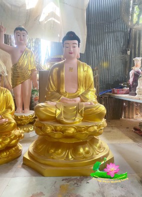 Tôn tượng Phật A Di Đà ngồi cao 1.2m HL121
