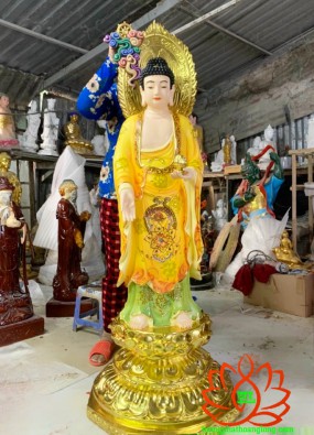 Tôn tượng Phật A Di Đà đứng cao 1,4m HL143